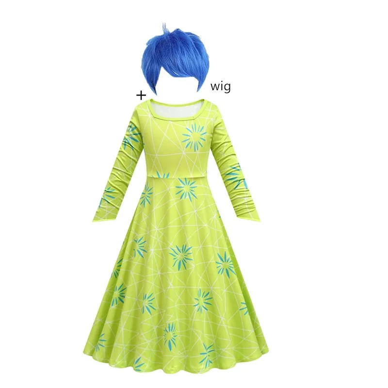 Kids Cosplay Anime - 애니메이션 코스프레 영화 Disgust Envy 코스프레