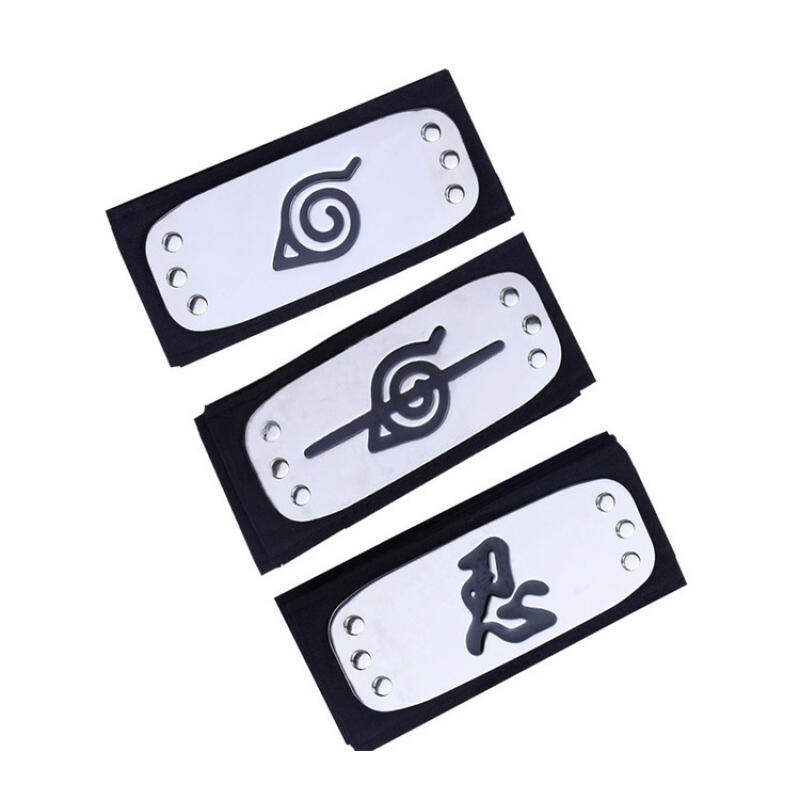 Naruto Headband Metal - 애니메이션 나루토 닌자 머리띠 우즈마키 아카츠키