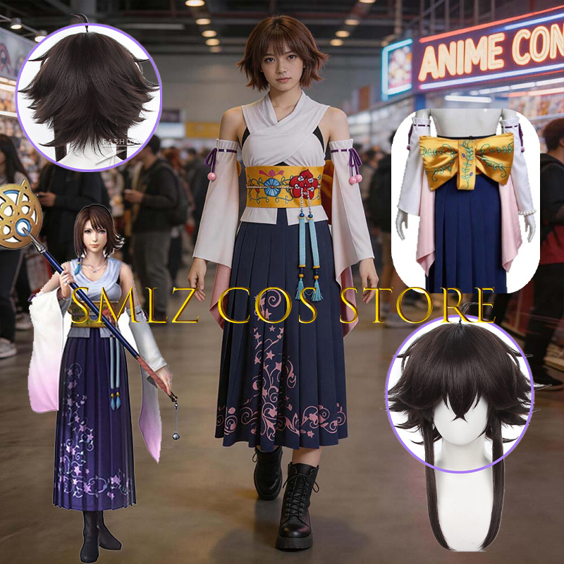 Anime Cosplay Outfits For Women - Smlz FFX 유나 코스프레 애니메이션 FF10