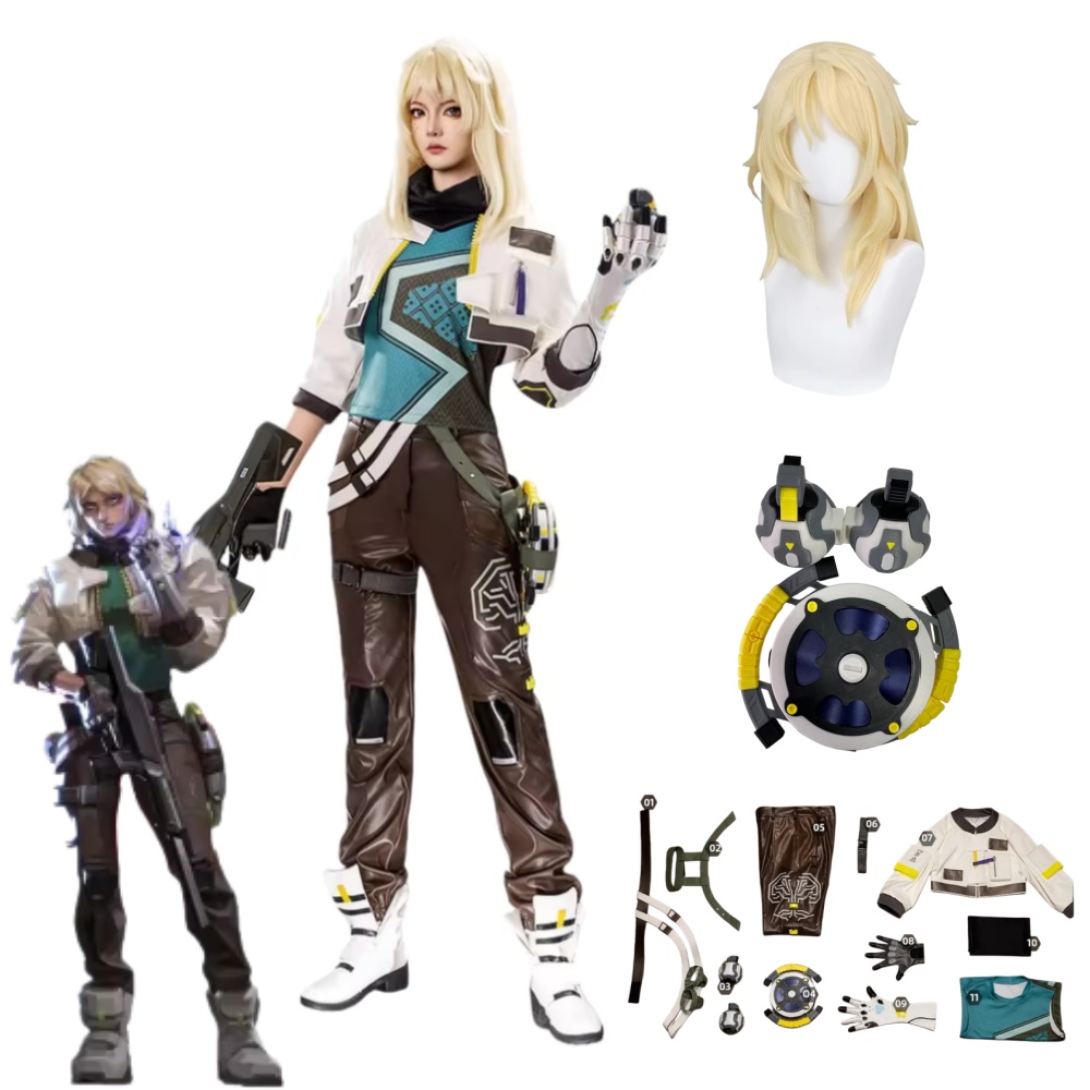 Anime Cosplay Outfits For Women - 데드락 코스프레 의상 소품 발로란트 데드락