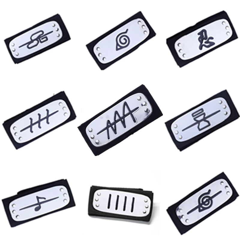 Naruto Headband Metal - 나루토 반항적인 나루토의 눈썹 보호대 코스프레