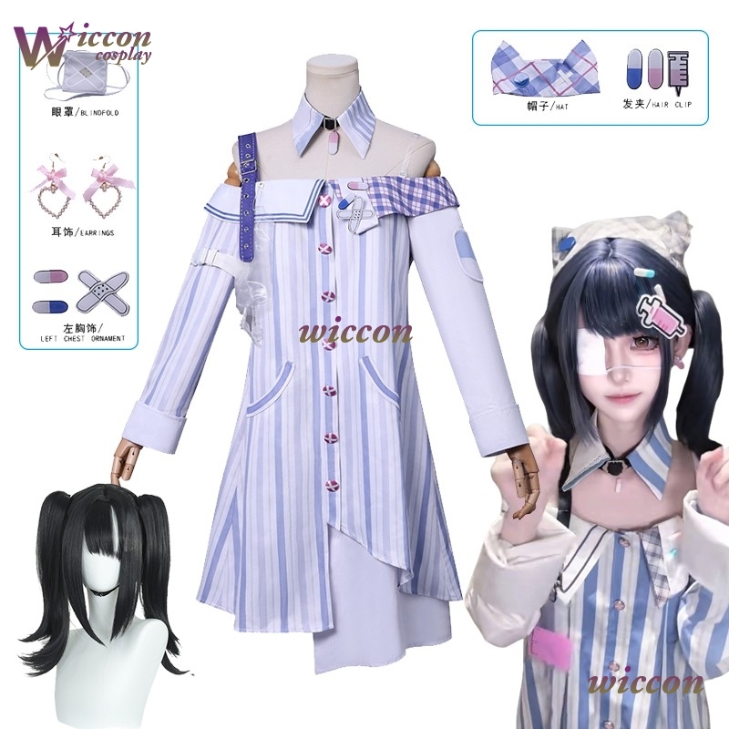 Ynot 인피니티 니키 코스프레 의상 가발 독특한 아이 - Anime Cosplay Idea 리뷰 및 가격