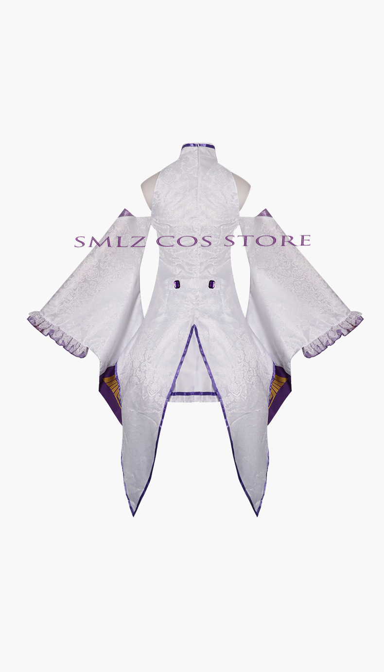 에밀리아 코스프레 애니메이션 Re Zero Kara H - Anime Cosplay Outfits For Women 리뷰 및 가격
