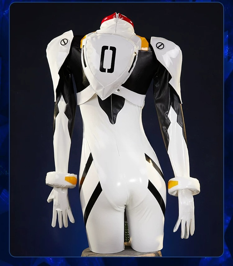 레이 아야나미 플러그슈트 코스프레 의상 화이트 PU 가 - Anime Cosplay Bodysuit 리뷰 및 가격