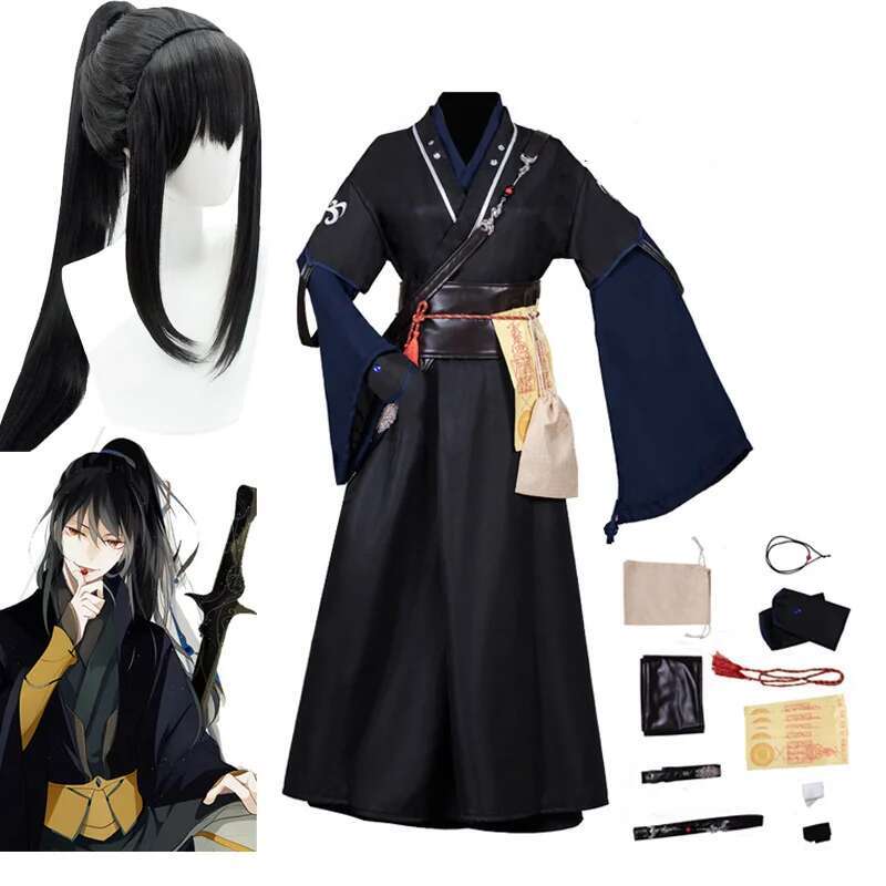 애니메이션 무도주시 코스프레 의상 가발 설양 코스프레  - Anime Yang Cosplay 리뷰 및 가격