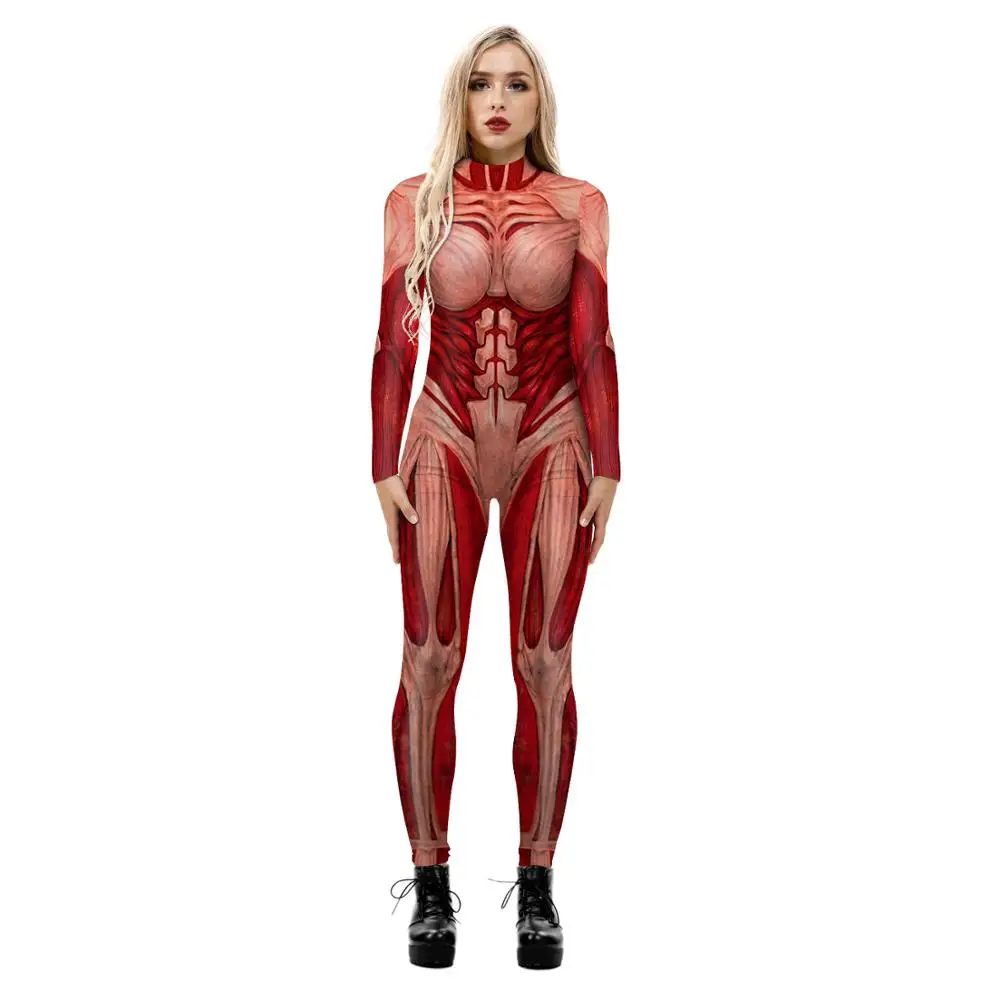 할로윈 여성 진격의 거인 코스튬 애니 레온하트 코스프레 - Anime Cosplay Bodysuit 리뷰 및 가격