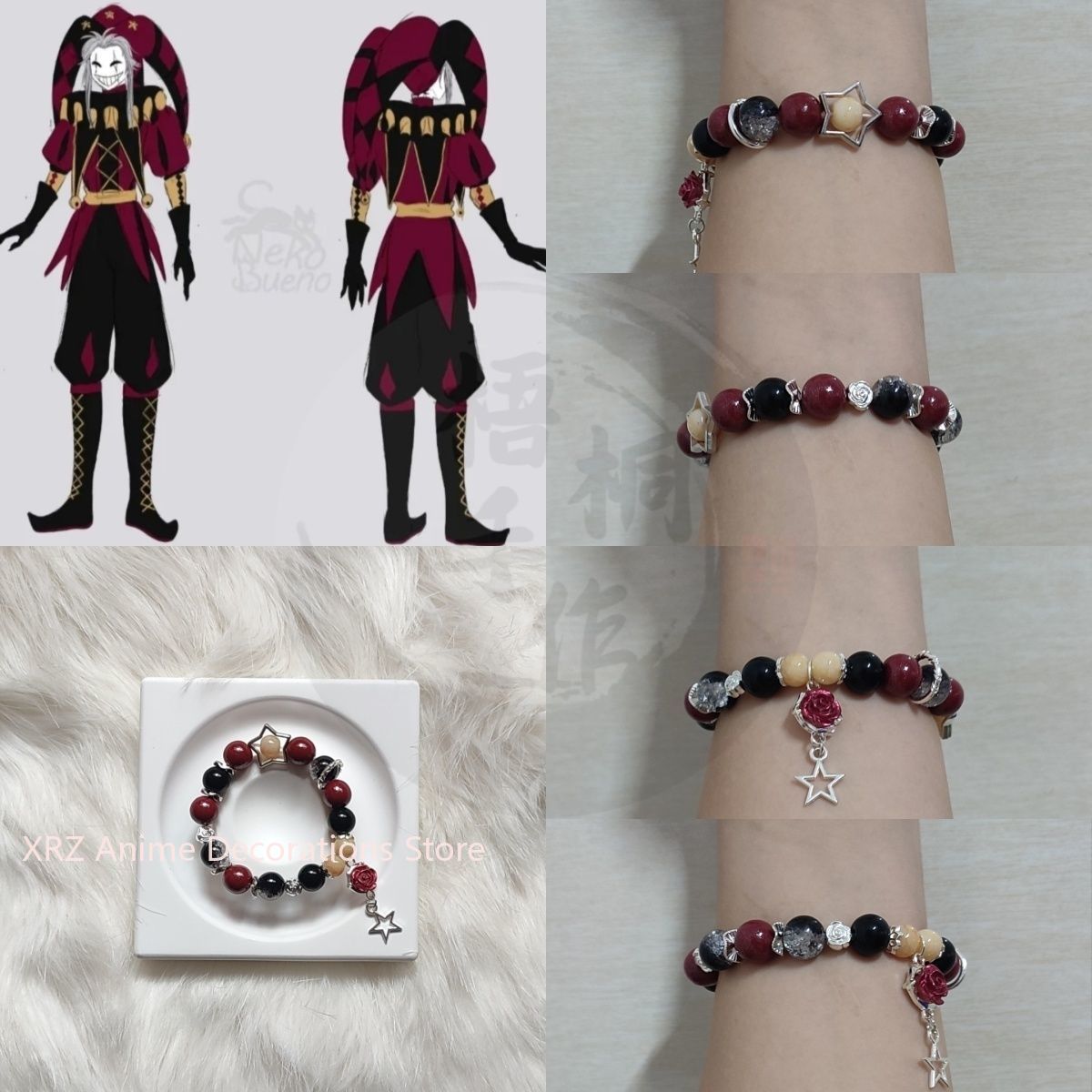 애니메이션 더 프릭 서커스 팔찌 코스프레 귀여운 피규어 - Cosplay Anime Female Characters 리뷰 및 가격
