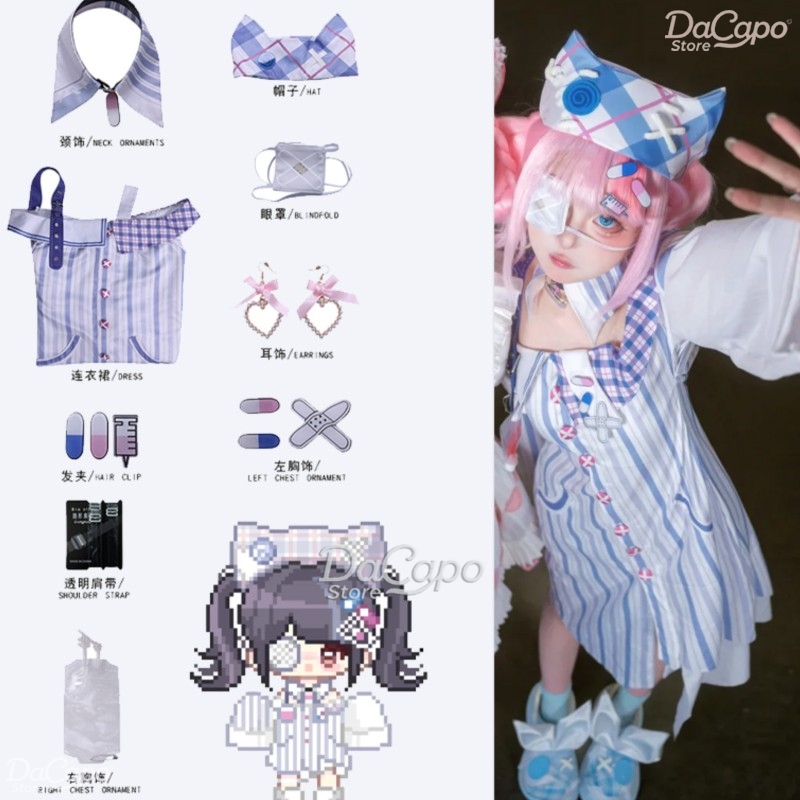 게임 인피니티 니키 코스프레 의상 가발 독특한 아이디어 - Anime Cosplay Idea 리뷰 및 가격