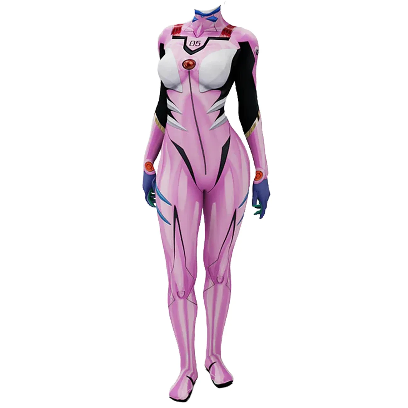 애니메이션 EVA 05 마키나미 코스프레 의상 슈퍼히어 - Anime Cosplay Bodysuit 리뷰 및 가격