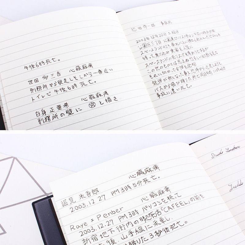 데스노트 코스프레 노트북 애니메이션 레플리카 블랙 다이 - Death Note Replica 리뷰 및 가격