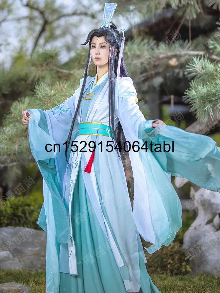신상 텐관시푸 풍시 청선 코스프레 의상 한복 세트 천상 - Anime Cosplay Buy 리뷰 및 가격