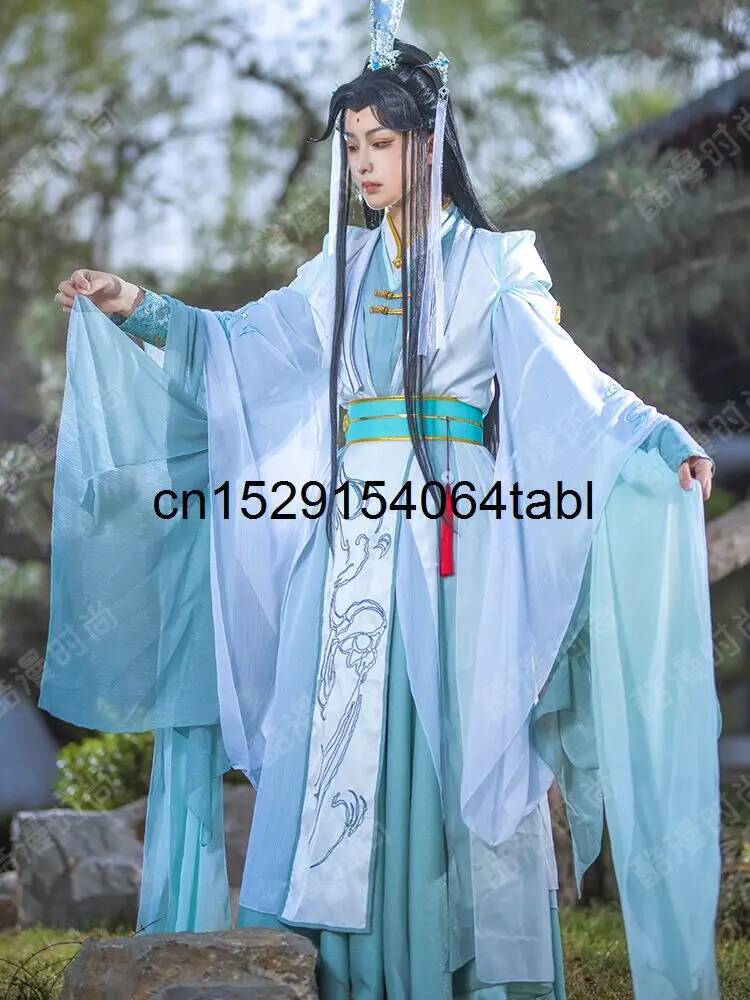 신상 텐관시푸 풍시 청선 코스프레 의상 한복 세트 천상 - Anime Cosplay Buy 리뷰 및 가격
