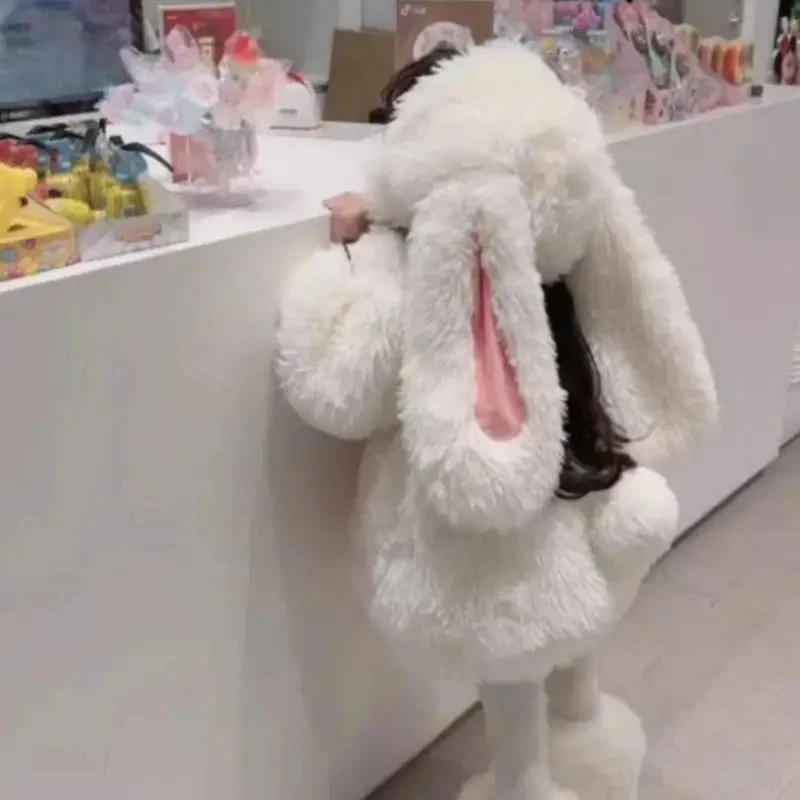 여자 사랑스러운 만화 플러시 토끼 코스프레 의상 카와이 - Kids Cosplay Anime 리뷰 및 가격