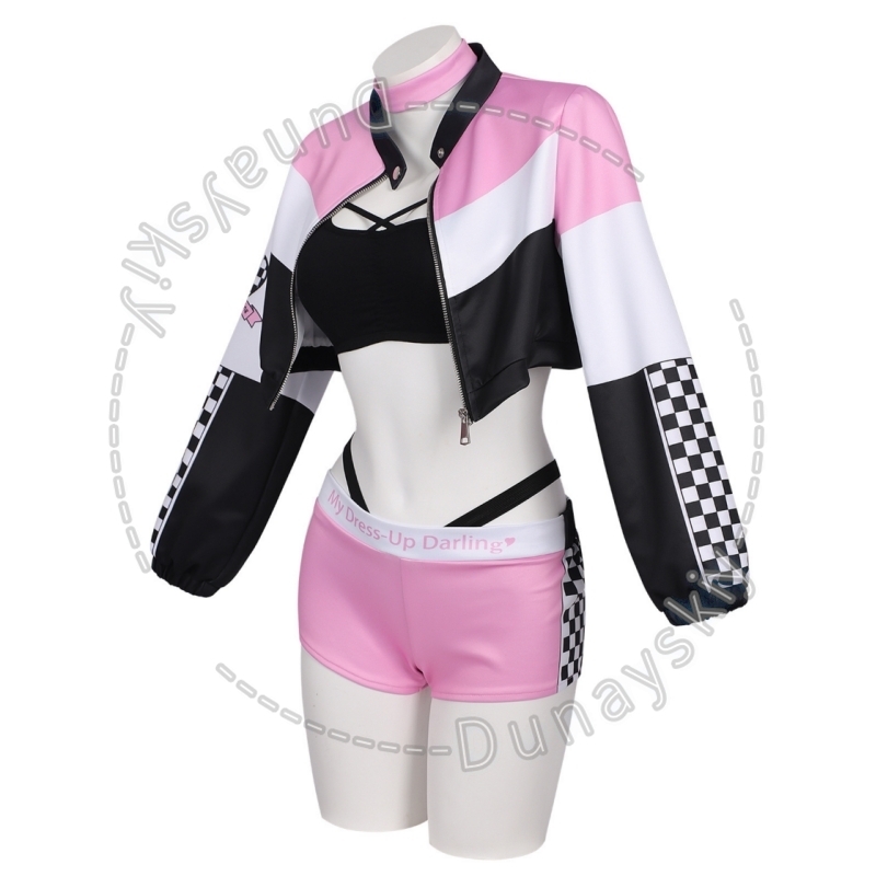 마이 달링 마린 키타가와 코스프레 의상 레이싱 슈트 크 - Anime Cosplay Marin 리뷰 및 가격