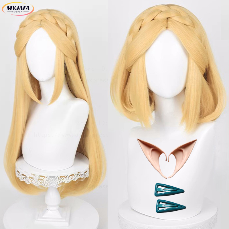링크 프린세스 35cm 72cm 고품질 황금색 땋은 내 - Anime Cosplay Link 리뷰 및 가격